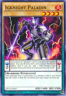 Igknight Paladin [2016 Mega-Tins Mega Pack] [MP16-EN067] | Gear Gaming Bentonville