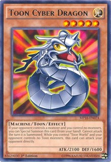 Toon Cyber Dragon [2016 Mega-Tins Mega Pack] [MP16-EN074] | Gear Gaming Bentonville