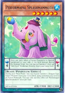 Performapal Splashmammoth [2016 Mega-Tins Mega Pack] [MP16-EN106] | Gear Gaming Bentonville