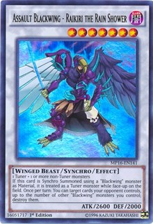 Assault Blackwing - Raikiri the Rain Shower [2016 Mega-Tins Mega Pack] [MP16-EN141] | Gear Gaming Bentonville