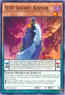 D/D Savant Kepler [2016 Mega-Tins Mega Pack] [MP16-EN167] | Gear Gaming Bentonville