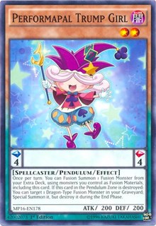 Performapal Trump Girl [2016 Mega-Tins Mega Pack] [MP16-EN178] | Gear Gaming Bentonville