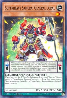 Superheavy Samurai General Coral [2016 Mega-Tins Mega Pack] [MP16-EN182] | Gear Gaming Bentonville