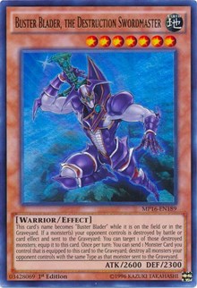 Buster Blader, the Destruction Swordmaster [2016 Mega-Tins Mega Pack] [MP16-EN189] | Gear Gaming Bentonville