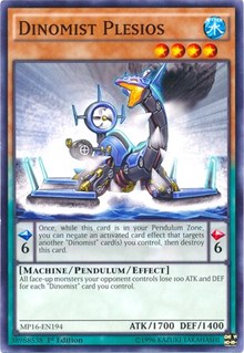 Dinomist Plesios [2016 Mega-Tins Mega Pack] [MP16-EN194] | Gear Gaming Bentonville