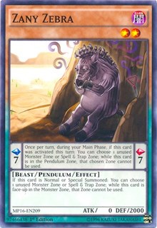 Zany Zebra [2016 Mega-Tins Mega Pack] [MP16-EN209] | Gear Gaming Bentonville