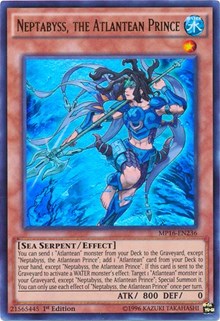 Neptabyss, the Atlantean Prince [2016 Mega-Tins Mega Pack] [MP16-EN236] | Gear Gaming Bentonville