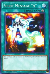 Spirit Message "A" [Duelist Pack: Rivals of the Pharaoh] [DPRP-EN044] | Gear Gaming Bentonville