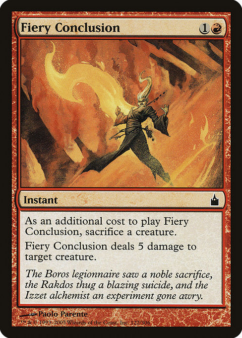 Fiery Conclusion [Ravnica: City of Guilds] | Gear Gaming Bentonville