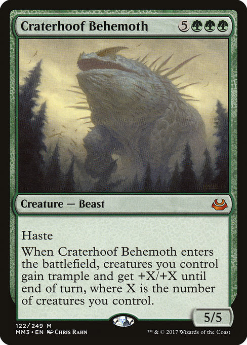 Craterhoof Behemoth [Modern Masters 2017] | Gear Gaming Bentonville