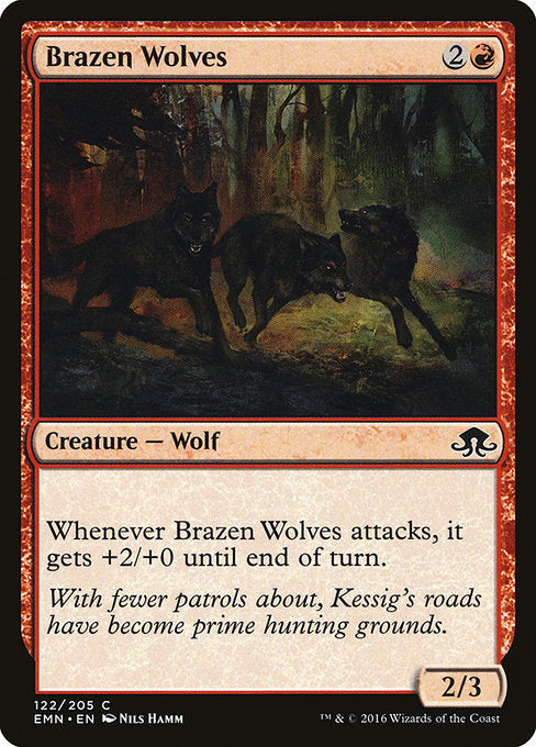 Brazen Wolves [Eldritch Moon] | Gear Gaming Bentonville