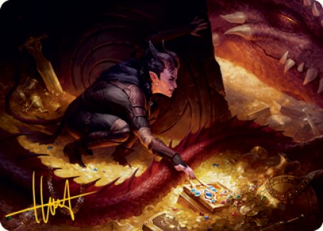 Hoard Robber Art Card (Gold-Stamped Signature) [Dungeons & Dragons: Adventures in the Forgotten Realms Art Series] | Gear Gaming Bentonville