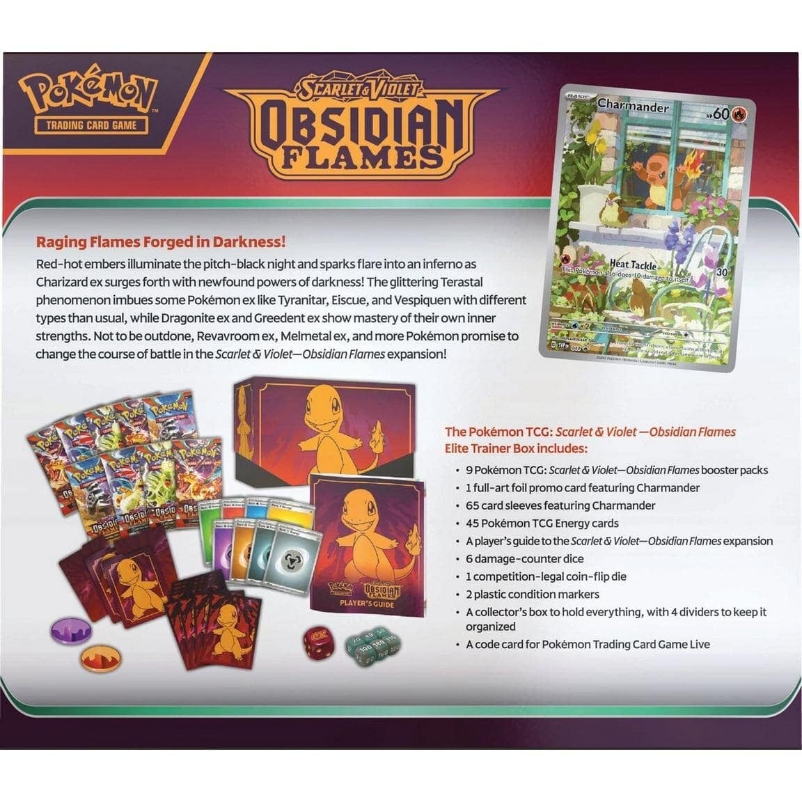 Scarlet & Violet: Obsidian Flames - Elite Trainer Box | Gear Gaming Bentonville