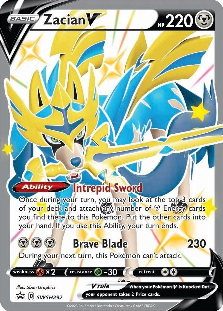 Zacian V (SWSH292) [Sword & Shield: Black Star Promos] | Gear Gaming Bentonville