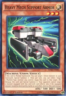 Heavy Mech Support Armor [Structure Deck: Seto Kaiba] [SDKS-EN004] | Gear Gaming Bentonville