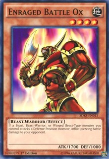 Enraged Battle Ox [Structure Deck: Seto Kaiba] [SDKS-EN013] | Gear Gaming Bentonville