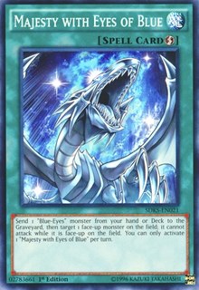 Majesty with Eyes of Blue [Structure Deck: Seto Kaiba] [SDKS-EN021] | Gear Gaming Bentonville