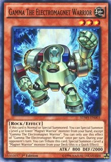 Gamma The Electromagnet Warrior [Structure Deck: Yugi Muto] [SDMY-EN003] | Gear Gaming Bentonville