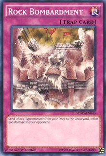 Rock Bombardment [Structure Deck: Yugi Muto] [SDMY-EN040] | Gear Gaming Bentonville