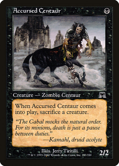 Accursed Centaur [Onslaught] | Gear Gaming Bentonville