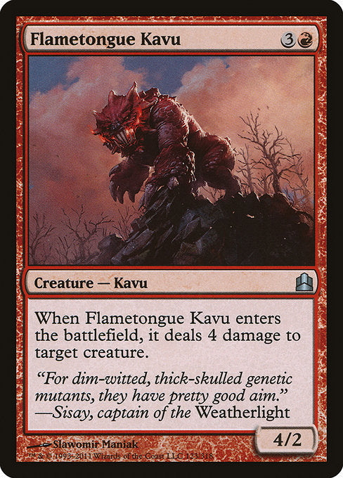 Flametongue Kavu [Commander] | Gear Gaming Bentonville