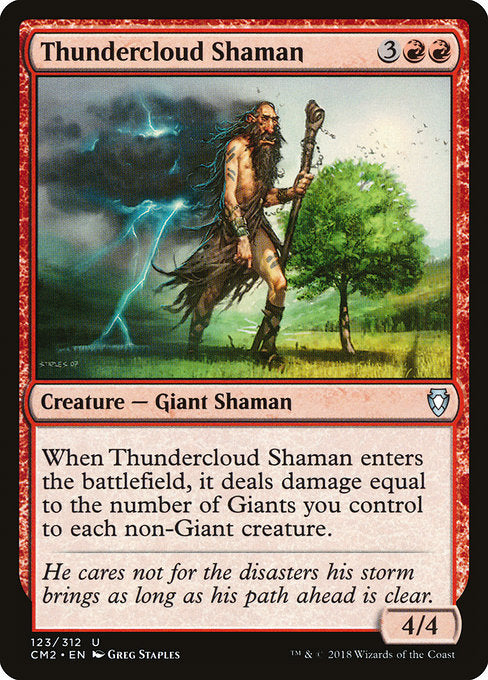 Thundercloud Shaman [Commander Anthology Volume II] | Gear Gaming Bentonville