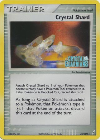 Crystal Shard (76/100) (Stamped) [EX: Crystal Guardians] | Gear Gaming Bentonville