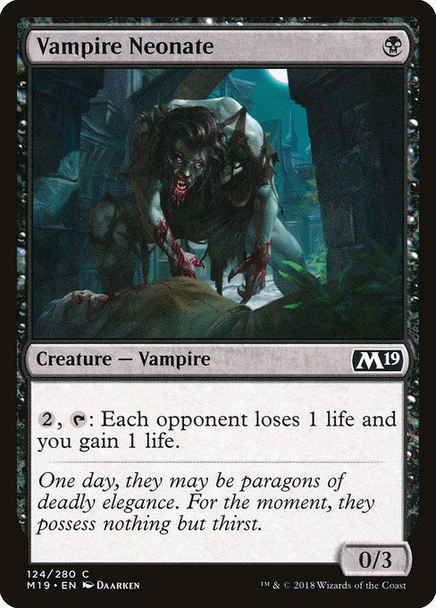 Vampire Neonate [Core Set 2019] | Gear Gaming Bentonville