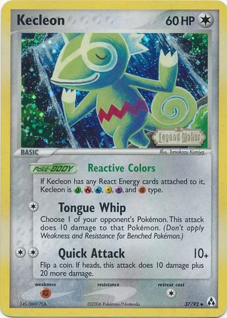 Kecleon (37/92) (Stamped) [EX: Legend Maker] | Gear Gaming Bentonville