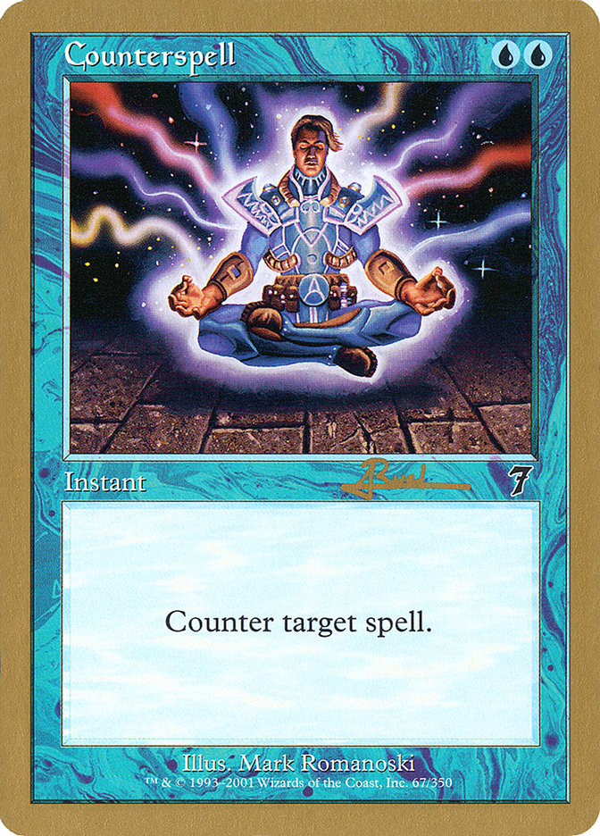 Counterspell (Antoine Ruel) (7ED) [World Championship Decks 2001] | Gear Gaming Bentonville