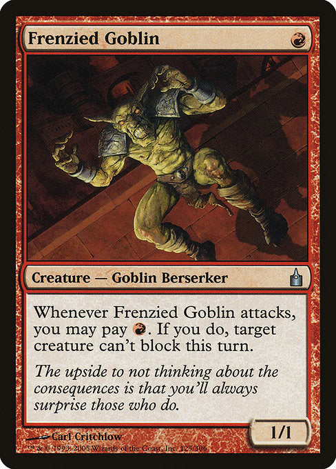 Frenzied Goblin [Ravnica: City of Guilds] | Gear Gaming Bentonville