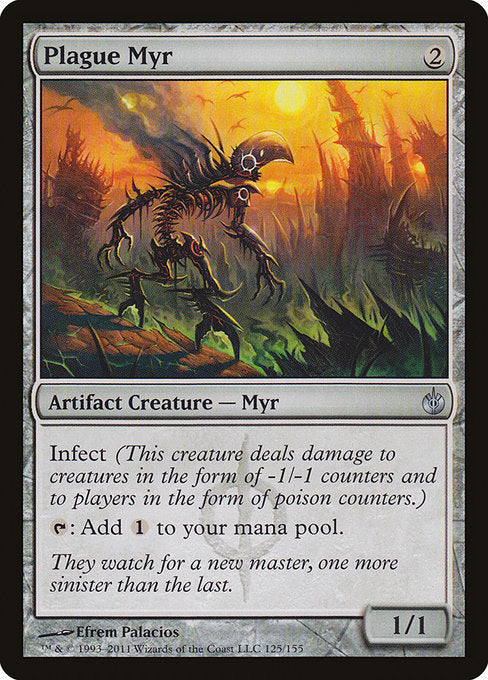 Plague Myr [Mirrodin Besieged] | Gear Gaming Bentonville