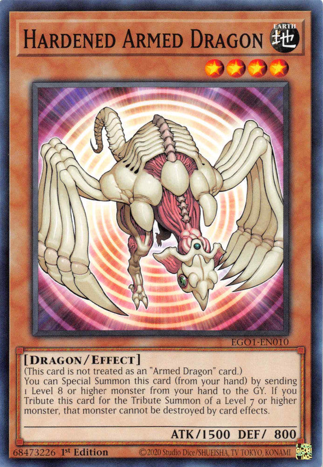 Hardened Armed Dragon [EGO1-EN010] Common | Gear Gaming Bentonville