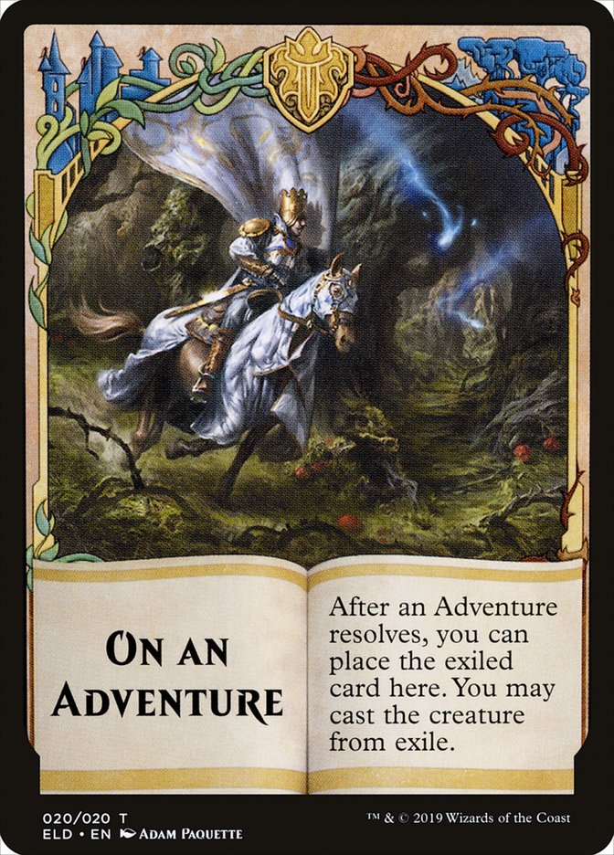 On an Adventure [Throne of Eldraine Tokens] | Gear Gaming Bentonville