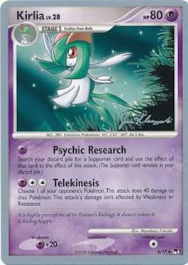 Kirlia LV.28 (8/17) (Psychic Lock - Jason Klaczynski) [World Championships 2008] | Gear Gaming Bentonville