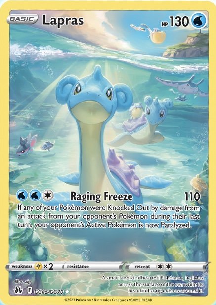 Lapras (GG05/GG70) [Sword & Shield: Crown Zenith] | Gear Gaming Bentonville
