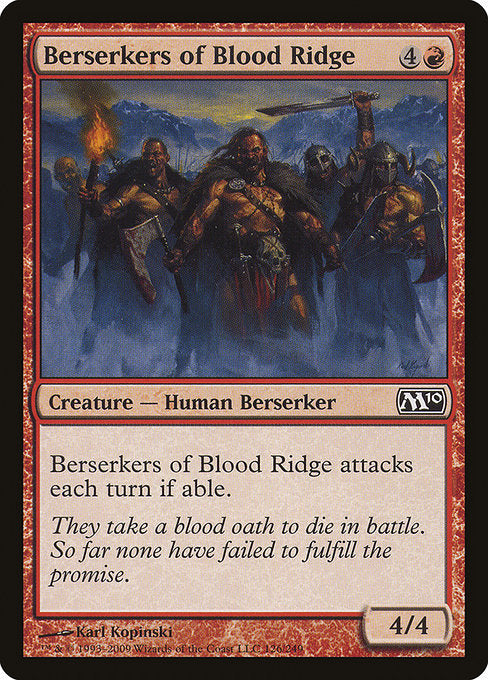 Berserkers of Blood Ridge [Magic 2010 (M10)] | Gear Gaming Bentonville