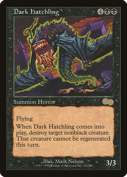 Dark Hatchling [Urza's Saga] | Gear Gaming Bentonville