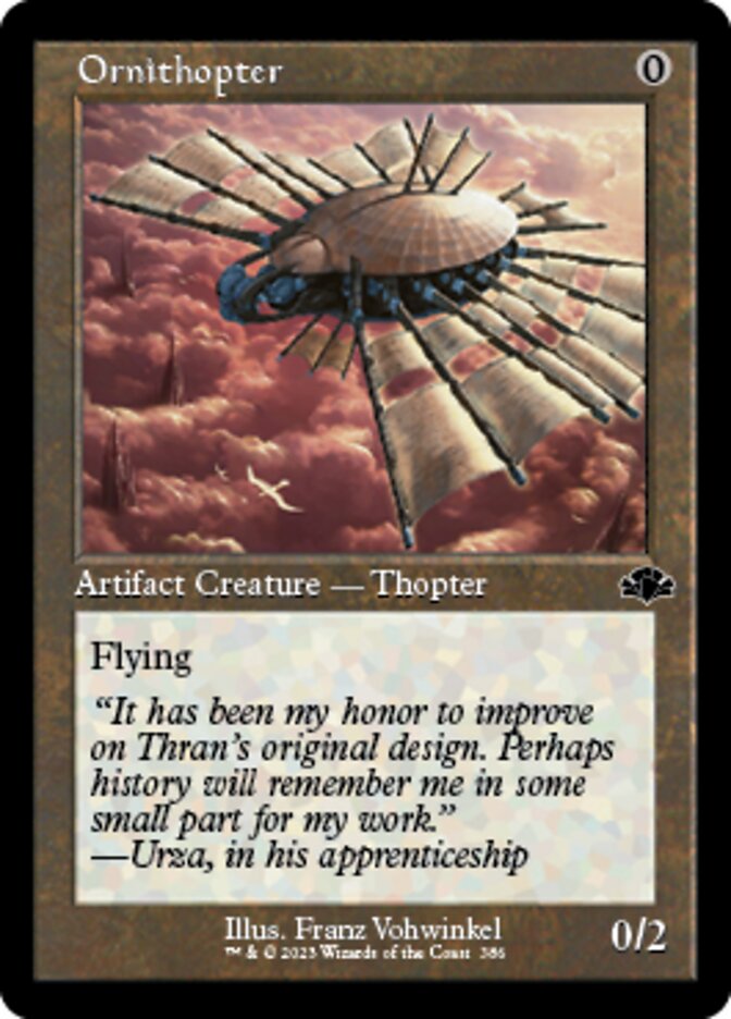 Ornithopter (Retro) [Dominaria Remastered] | Gear Gaming Bentonville