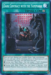 Dark Contract with the Yamimakai [Structure Deck: Pendulum Domination] [SDPD-EN023] | Gear Gaming Bentonville