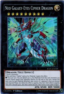 Neo Galaxy-Eyes Cipher Dragon [Raging Tempest] [RATE-EN049] | Gear Gaming Bentonville