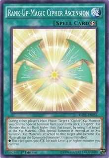 Rank-Up-Magic Cipher Ascension [Raging Tempest] [RATE-EN056] | Gear Gaming Bentonville