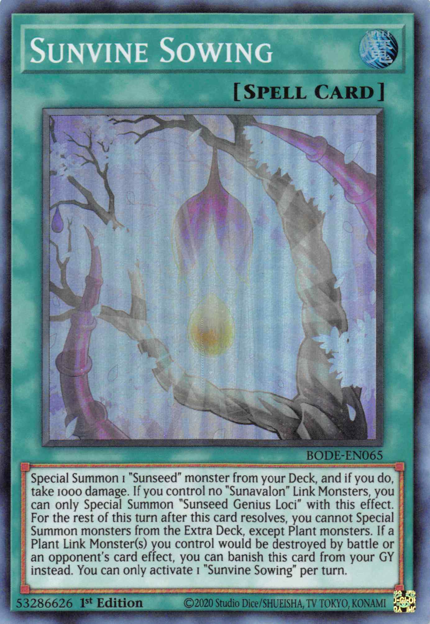 Sunvine Sowing [BODE-EN065] Super Rare | Gear Gaming Bentonville