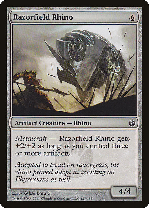 Razorfield Rhino [Mirrodin Besieged] | Gear Gaming Bentonville