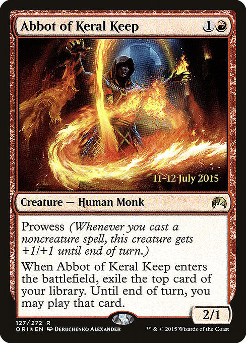 Abbot of Keral Keep [Prerelease Cards] | Gear Gaming Bentonville