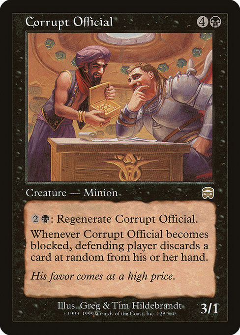 Corrupt Official [Mercadian Masques] | Gear Gaming Bentonville