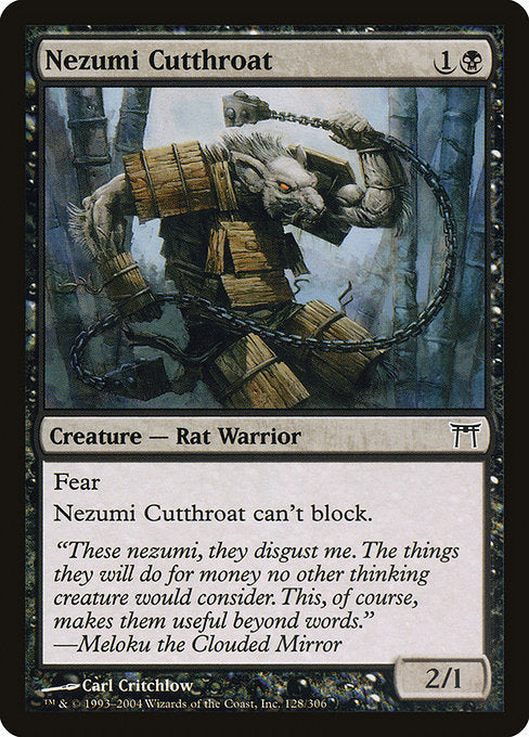 Nezumi Cutthroat [Champions of Kamigawa] | Gear Gaming Bentonville