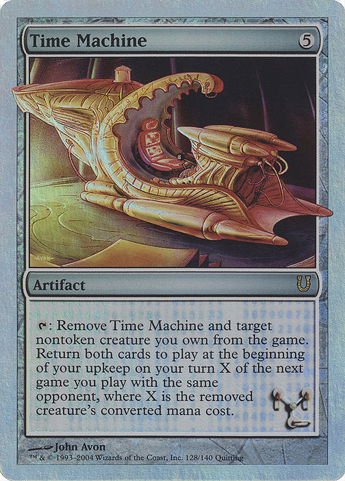 Time Machine (Alternate Foil) [Unhinged] | Gear Gaming Bentonville