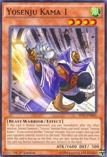 Yosenju Kama 1 (Starfoil) [Star Pack - Battle Royal] [SP17-EN004] | Gear Gaming Bentonville