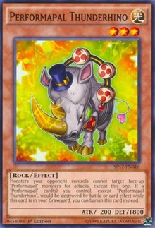 Performapal Thunderhino [Star Pack - Battle Royal] [SP17-EN016] | Gear Gaming Bentonville